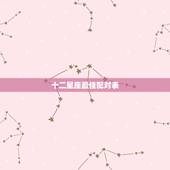 十二星座最佳配对表，十二星座的最佳配偶