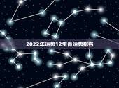2022年运势12生肖运势排名，2022年运势好到爆的星座