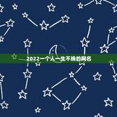 2022一个人一生不换的网名，2023年换个新网名