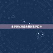 名字测试打分免费测名字打分，免费陈康明名字测试打分