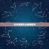 白羊座跟处女座婚配吗，处女座和白羊座配吗
