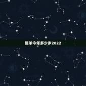属羊今年多少岁2022，2022 年29岁属羊