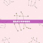 属蛇男分手很绝情吗，属蛇男人吻一个女人