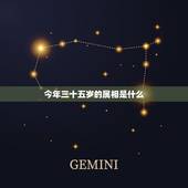 今年三十五岁的属相是什么，今年三十六岁是什么生肖？