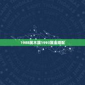 1988属木跟1993属金婚配，男1988、7、30和女1985、3、