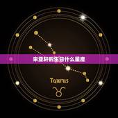 宋亚轩的生日什么星座，宋亚轩什么星座