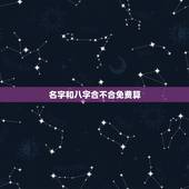 名字和八字合不合免费算，名字和八字合不合要怎么看啊？