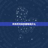 农历月对应的属相是什么，农历生肖属相按月份怎么排列？比如说农历一月出生