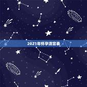 2021年怀孕清宫表，2019怀孕2023年生是看2019的清宫表还是