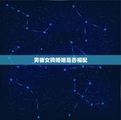 男猪女狗婚姻是否相配，男猪女狗属相相配吗