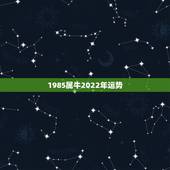 1985属牛2022年运势，1986年属牛2022 年运势