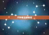 八字看正缘桃花，免费八字测正缘桃花