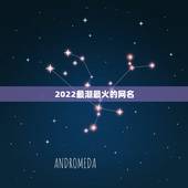 2022最潮最火的网名，2023最潮快手网名有哪些？