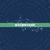 属马打麻将今日运势，属马的今天打牌运势如何