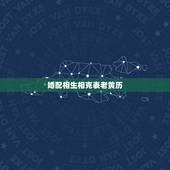 婚配相生相克表老黄历，属相与婚配真的有相生相克吗？