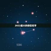 2022最火的微信名字，2021年最火的微信名