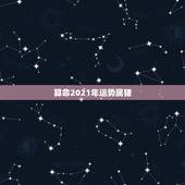 算命2021年运势属猪，2021年属猪的运势和财运