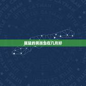 属鼠的男孩生在几月好，1996年生肖鼠姻缘