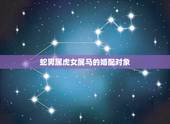 蛇男属虎女属马的婚配对象，男属蛇，女属虎婚配