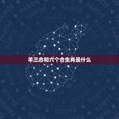羊三合和六个合生肖是什么，属马三合和六个合生肖