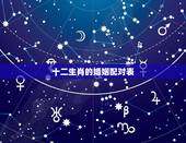 十二生肖的婚姻配对表 很准 12生肖婚姻对照表