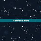 78年属马后半生婚姻，属马1978年44走大运
