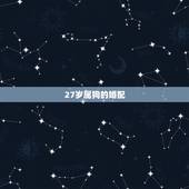 27岁属狗的婚配，27岁属什么的生肖属相？