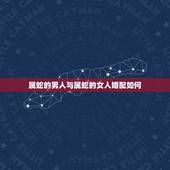 属蛇的男人与属蛇的女人婚配如何，男属蛇和女属婚姻相配吗