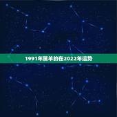 1991年属羊的在2022年运势，1991年属羊人2021年运势运程