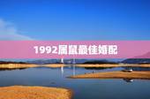 1992属鼠最佳婚配，属鼠最佳婚配属相