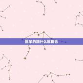 属羊的跟什么属相合，属羊与什么生肖相合相生