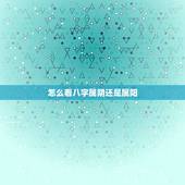 怎么看八字属阴还是属阳，怎么看五行属阴还是属阳啊？