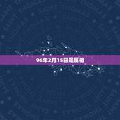 96年2月15日是属相，农历95年12月27日 阳历96年2月15日出