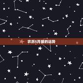 农历5月猪的运势，属猪今年农历五月运程好吗