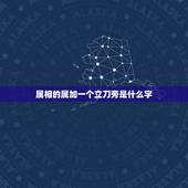 属相的属加一个立刀旁是什么字，属字加一个利刀旁念什么