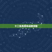 十二生肖流年运程详解 十二生肖的流年运程