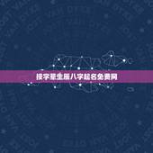 按字辈生辰八字起名免费网，按生辰八字免费起名