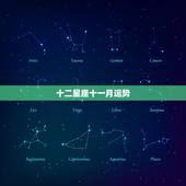 十二星座十一月运势，十二星座十一月运势如何