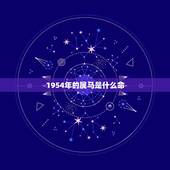 1954年的属马是什么命，1954年属马的人2022 年如何
