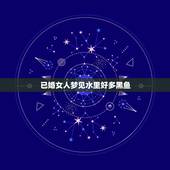 已婚女人梦见水里好多黑鱼，梦见黑鱼红鱼在水里转圈是怎么回事。