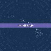 2022属马几岁，2022年我几岁13岁我
