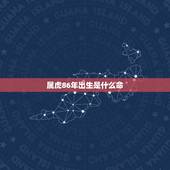 属虎86年出生是什么命，86年属虎2022 年运势