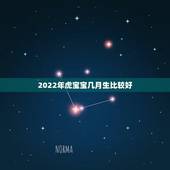 2022年虎宝宝几月生比较好，2022年属虎的是什么命