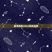 属羊的在2022年的运势，2022年属羊人的全年运势