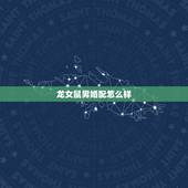 龙女鼠男婚配怎么样，96鼠男与00龙女是否配