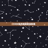 1999兔的婚姻更佳配偶，1999年属兔的更佳配偶