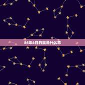 84年6月的鼠是什么命，84年12月的鼠是什么命