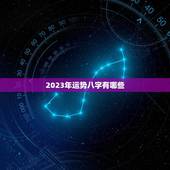 2023年运势八字有哪些(详解2023年十二生肖运程)