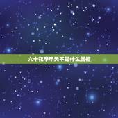 六十花甲甲天不是什么属相，六十甲子是十二生肖什么动物