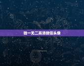 独一无二高清微信头像，有没有独一无二的唯美静态头像？